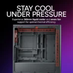 Cooler Master Elite 502 ATX high airflow PC case with tempered glass