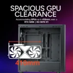 Cooler Master Elite 502 ATX high airflow PC case with tempered glass