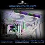 Thermalright Frozen Infinity 240 White Liquid CPU Cooler with ARGB Infinity Mirror
