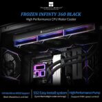 Thermalright Frozen Infinity 360 Black ARGB liquid CPU cooler with triple PWM fans