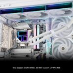 Thermalright Frozen Infinity 360 White ARGB liquid CPU cooler with triple PWM fans