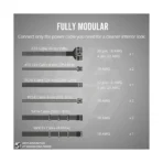 1st Player NGDP 850W Fully Modular 80 Plus Gold ATX 3.1 Power Supply