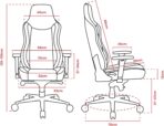 Arozzi Vernazza Soft Fabric Gaming Chair Ash with 3D armrests and lumbar support