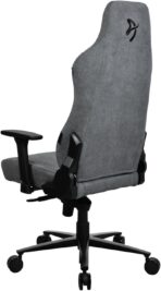 Arozzi Vernazza Soft Fabric Gaming Chair Ash with 3D armrests and lumbar support
