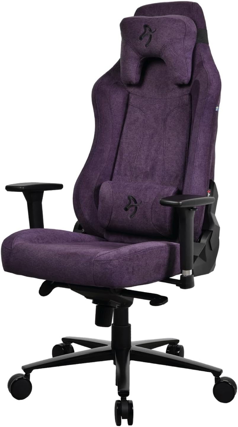 AROZZI-VERNAZZA-SFB™-Soft-Fabric-PP-PURPLE-GAMING-CHAIR-PRICE-IN-PAKISTAN-AMIRTRADERS,COM.1 Arozzi Vernazza Soft Fabric Ergonomic Gaming Chair Purple with 3D armrests and lumbar support