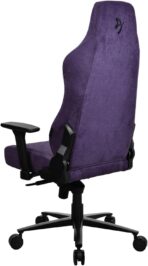 Arozzi Vernazza Soft Fabric Ergonomic Gaming Chair Purple with 3D armrests and lumbar support