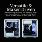 Cooler Master MasterFrame 500 Mesh aRGB Silver Open-Air ATX PC Case