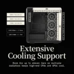 Cooler Master MasterFrame 600 Modular ATX Mid Tower Case Black