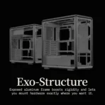 Cooler Master MasterFrame 600 Modular ATX Mid Tower Case Black