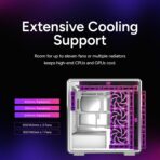 Cooler Master MasterFrame 600 Silver modular ATX mid tower PC case