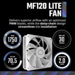 Cooler Master 240 Core II White CPU liquid cooler with aRGB lighting