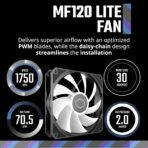 Cooler Master 360 Core II CPU Liquid Cooler with 360mm radiator and aRGB fans