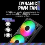 Cooler Master 360 Core II CPU Liquid Cooler with 360mm radiator and aRGB fans