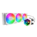 Cooler Master 360 Core II White CPU Liquid Cooler with aRGB fans