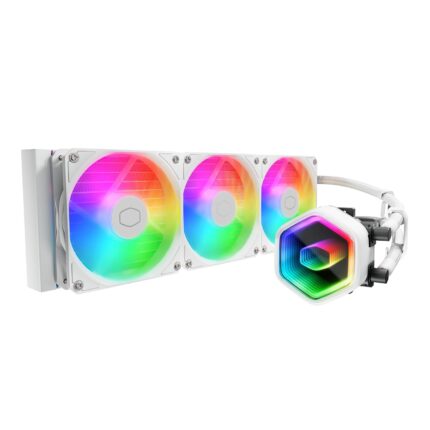 Cooler Master 360 Core II White CPU Liquid Cooler with aRGB fans
