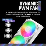 Cooler Master 360 Core II White CPU Liquid Cooler with aRGB fans