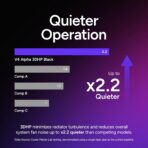 Cooler Master V4 Alpha 3DHP Black CPU Cooler with dual 120mm PWM fans