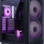 Cooler Master MasterFrame 500 Mesh ARGB Black Open-Air ATX Mid-Tower Case