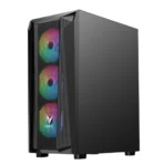 FSP VG15FE tempered glass gaming case with 4 ARGB fans and 550W Bronze PSU