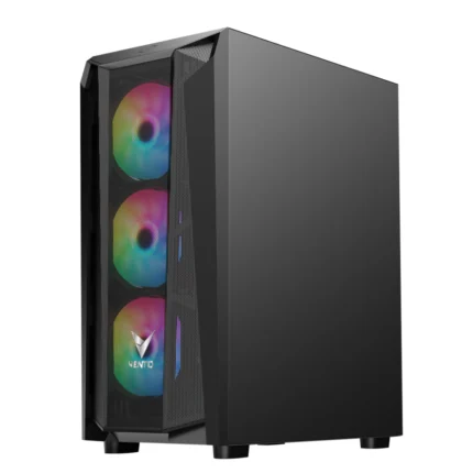 FSP VG15FE tempered glass gaming case with 4 ARGB fans and 550W Bronze PSU