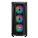 FSP VG15FE tempered glass gaming case with 4 ARGB fans and 550W Bronze PSU