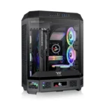 Thermaltake Tower 600 Black Mid-Tower ATX Case – 3 Tempered Glass Panels