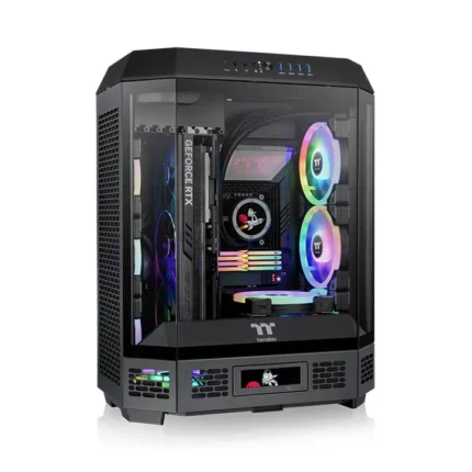 Thermaltake Tower 600 Black Mid-Tower ATX Case with Tempered Glass Panels