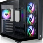 Thermaltake View 380 TG ARGB Mid Tower ATX Case – Black