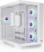 Thermaltake View 380 TG ARGB Snow ATX Case in White
