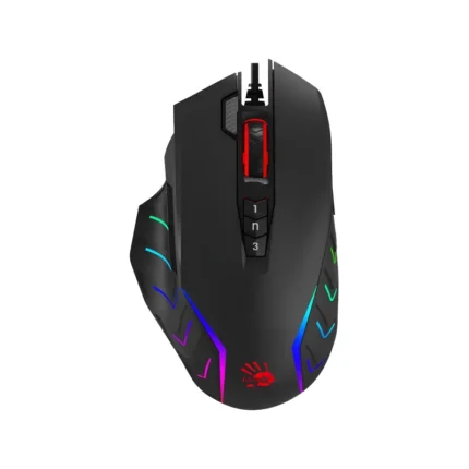 Bloody 2-Fire RGB Animation Gaming Mouse - Stone Black