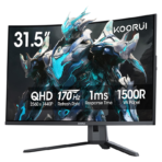 KOORUI 32 inch Curved Gaming Monitor