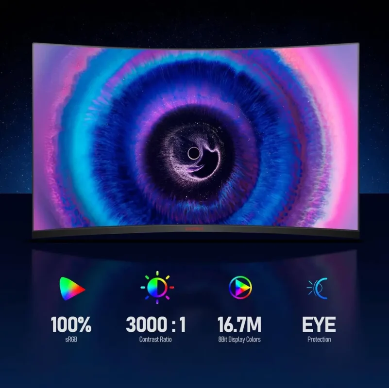 Koorui 32E6QC 32-inch curved gaming monitor black