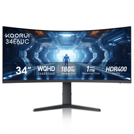 Koorui 34E6UC 34-inch curved ultrawide gaming monitor black