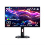 Koorui S2721PM Monitor, 27” Mini-LED IPS Panel 200Hz Gaming Monitor