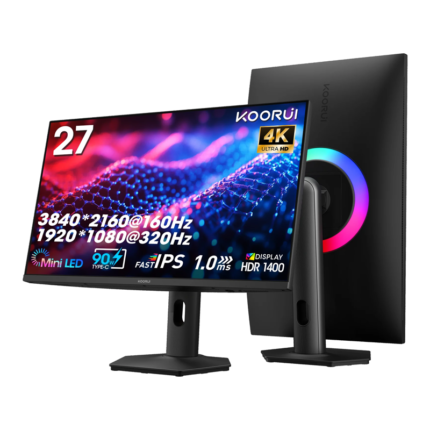 KOORUI S2741LM 27-inch Dual-Mode IPS/Mini LED UHD Gaming Monitor – 160Hz/320Hz