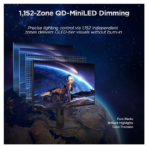 KOORUI S2741LM 27-inch Dual-Mode IPS/Mini LED UHD Gaming Monitor – 160Hz/320Hz - Image 3