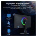 KOORUI S2741LM 27-inch Dual-Mode IPS/Mini LED UHD Gaming Monitor – 160Hz/320Hz - Image 8