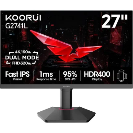 Koorui G2741L 27 inch 4K/320Hz Dual Mode IPS Gaming Monitor HDR400