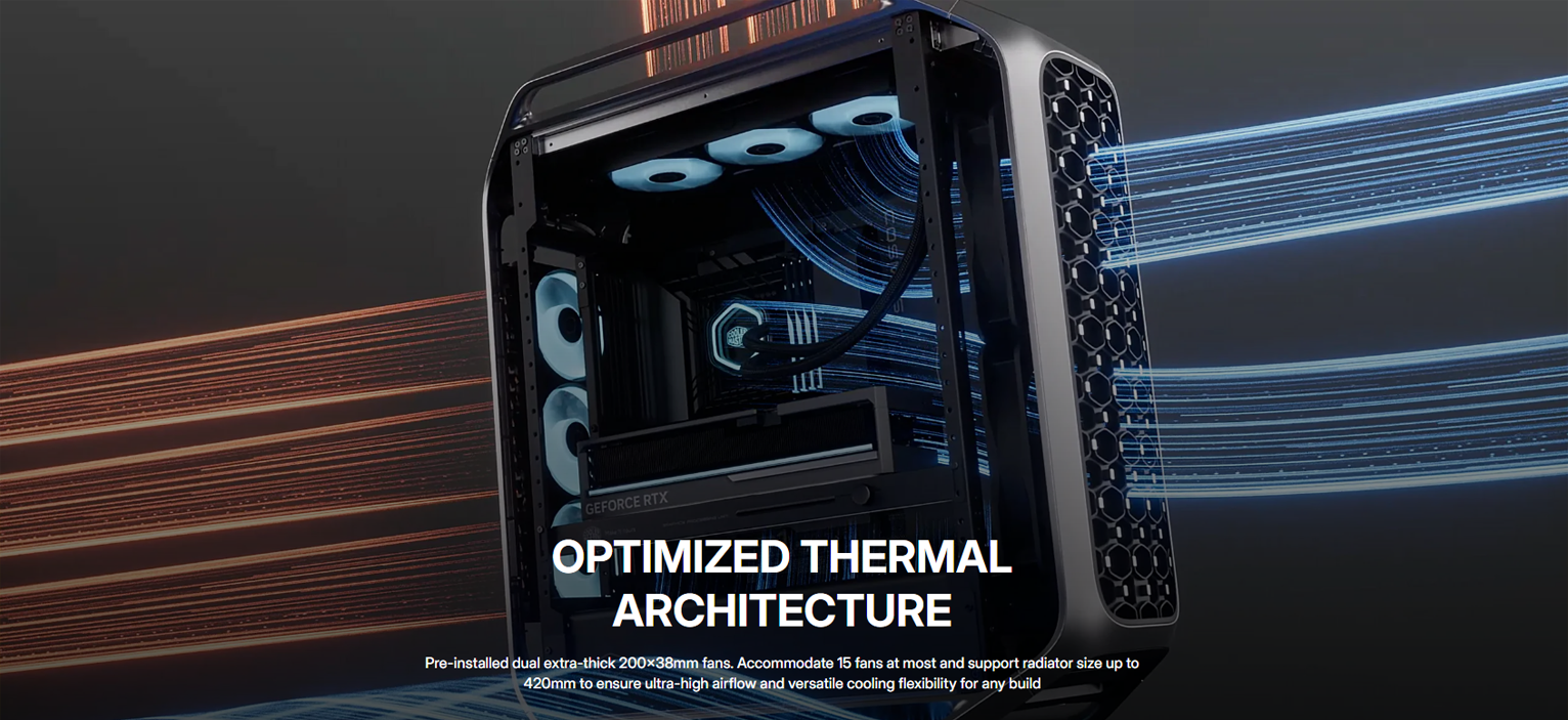 CoolerMaster COSMOS ALPHA ATX Premium Gaming Case
