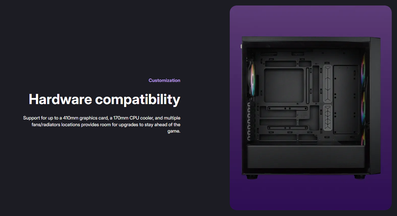 CoolerMaster MasterBox 600 Mid-Tower ATX Gaming PC Case - Amir Traders