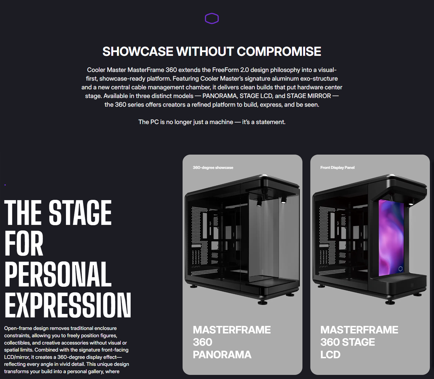 CoolerMaster MasterFrame 360 Series ATX Gaming Case