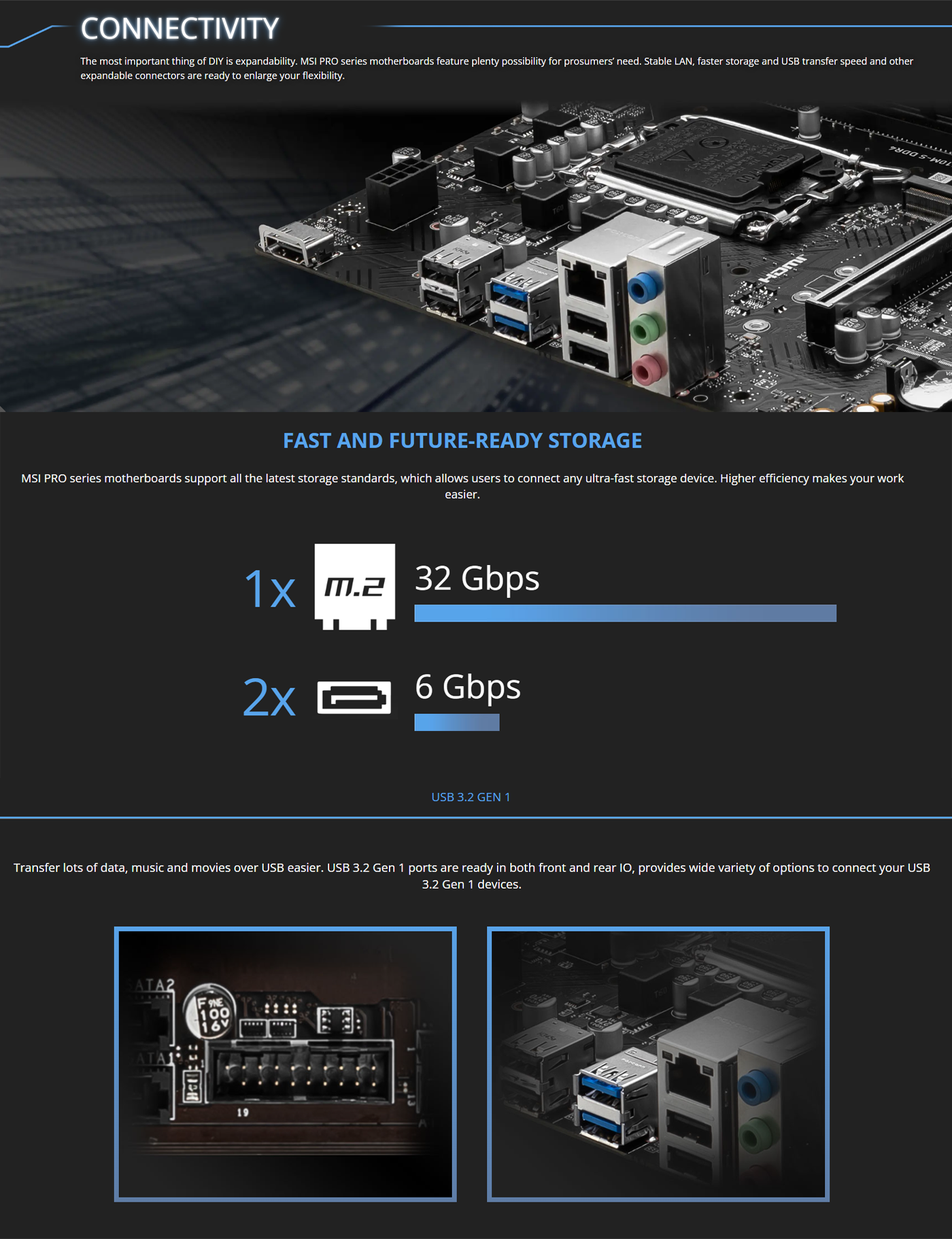 MSI PRO H610M-S DDR4 Motherboard M-ATX LGA 1700