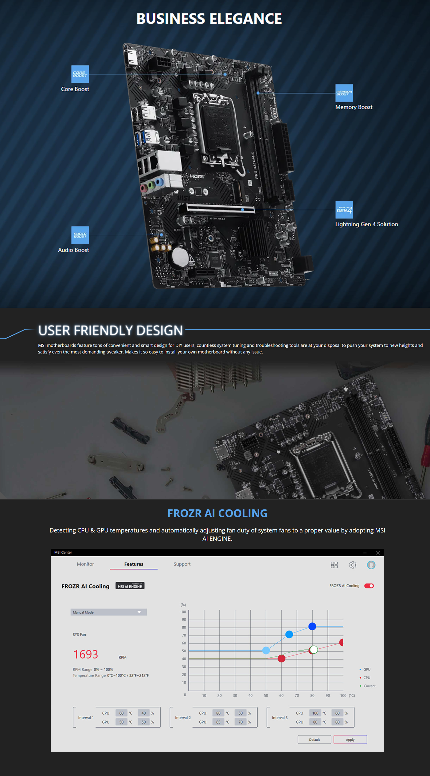MSI PRO H610M-S DDR5 Motherboard