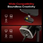 Maono PD100W Wireless & USB Dynamic Microphone - Image 8