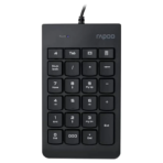 Rapoo K10 Wired Numeric NumberPad Keyboard, Black