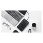 Rapoo K10 Wired Numeric NumberPad Keyboard, Black - Image 4