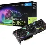 PNY RTX 5060 Ti 16GB Epic-X RGB OC Triple Fan Graphics Card