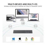 Rapoo E9550L Multi-Device Wireless Blade Series Keyboard - Image 3