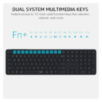 Rapoo E9550L Multi-Device Wireless Blade Series Keyboard - Image 5