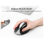 Rapoo EV250 Silent Vertical Ergonomic Mouse - Image 3